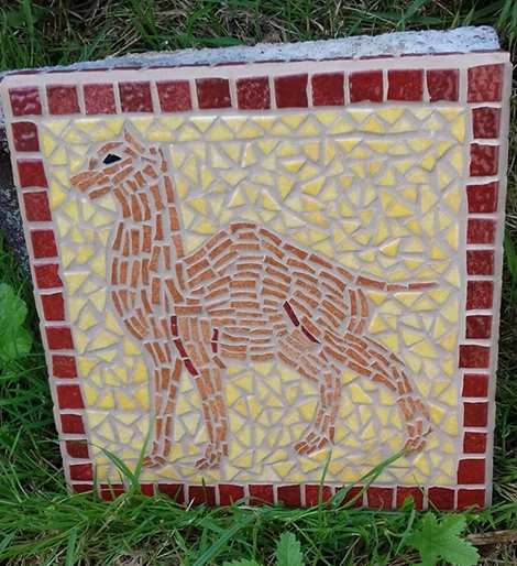 Corinne Farsat : création mosaïque à Guéret dans la Creuse (23)
